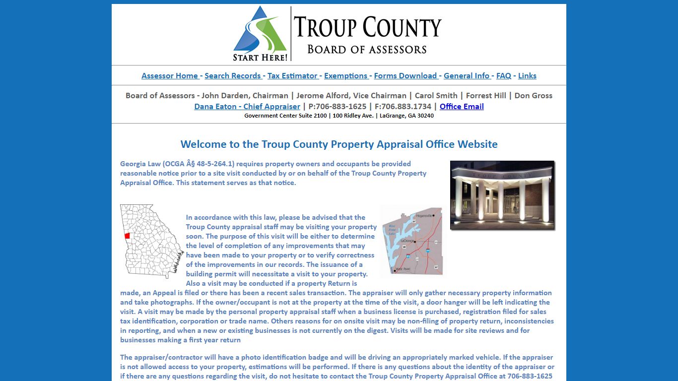 Troup County GA Board of Assessor's - Schneider Geospatial